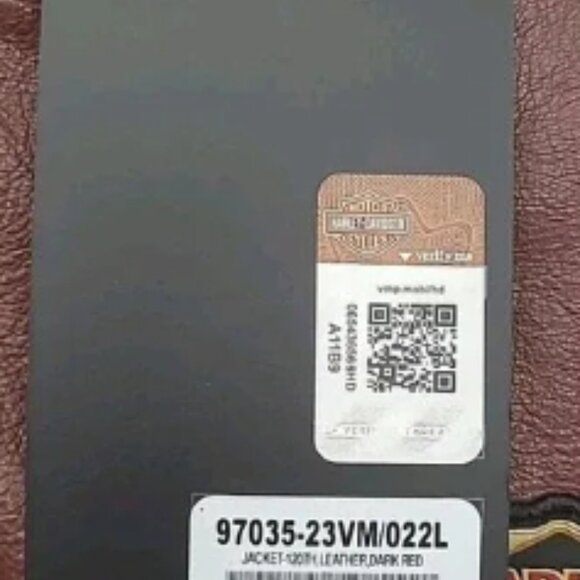 Harley-Davidson 120th Anniversary Mens Sz 2XL Dark Red Leather Jacket 97035-23VM - Picture 2 of 7